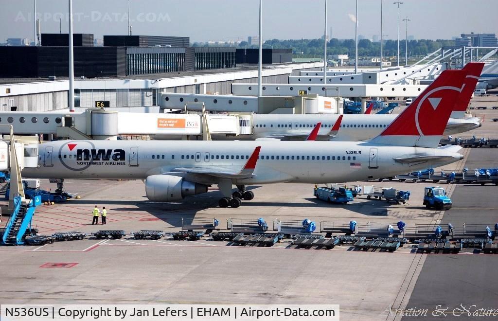 N536US, 1995 Boeing 757-251 C/N 26483, Schiphol Amsterdam