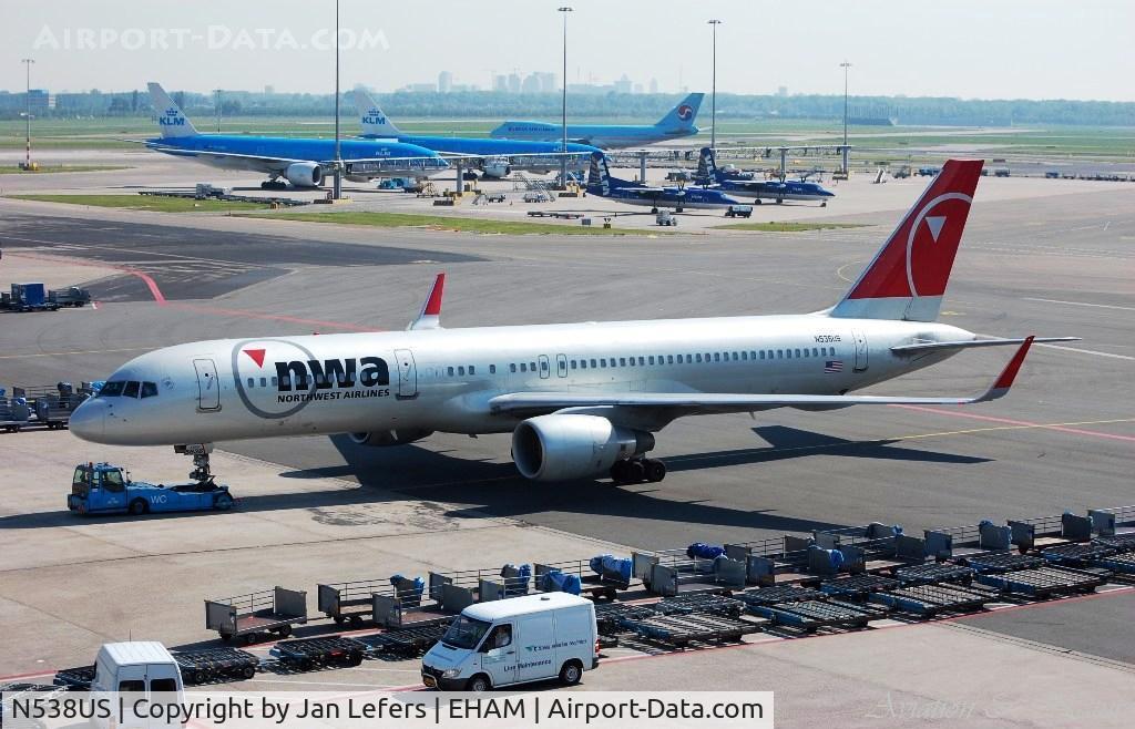 N538US, 1996 Boeing 757-251 C/N 26485, Schiphol Amsterdam