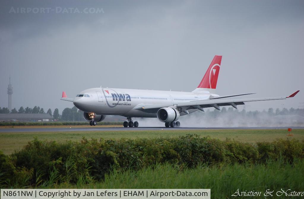 N861NW, 2006 Airbus A330-223 C/N 0796, Polderbaan Schiphol Amsterdam