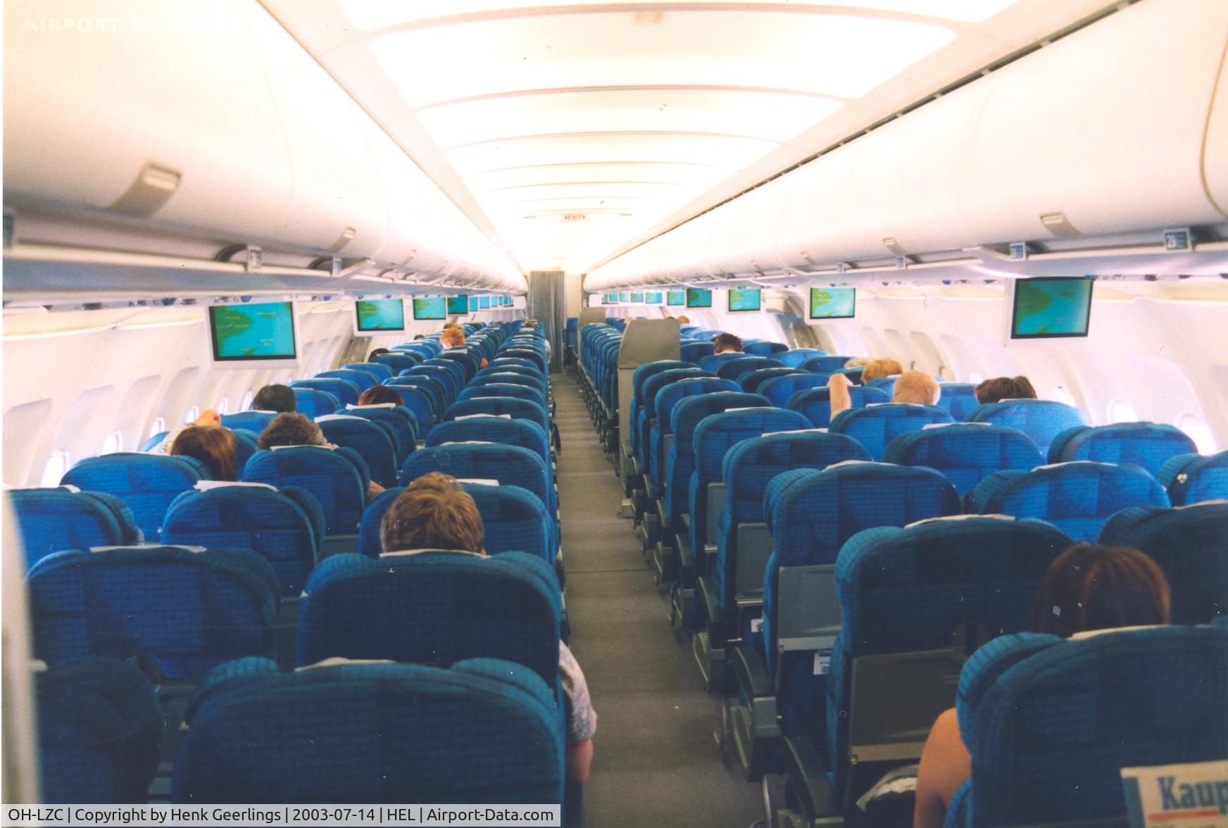 OH-LZC, 2000 Airbus A321-211 C/N 1185, Finnair cabin A321