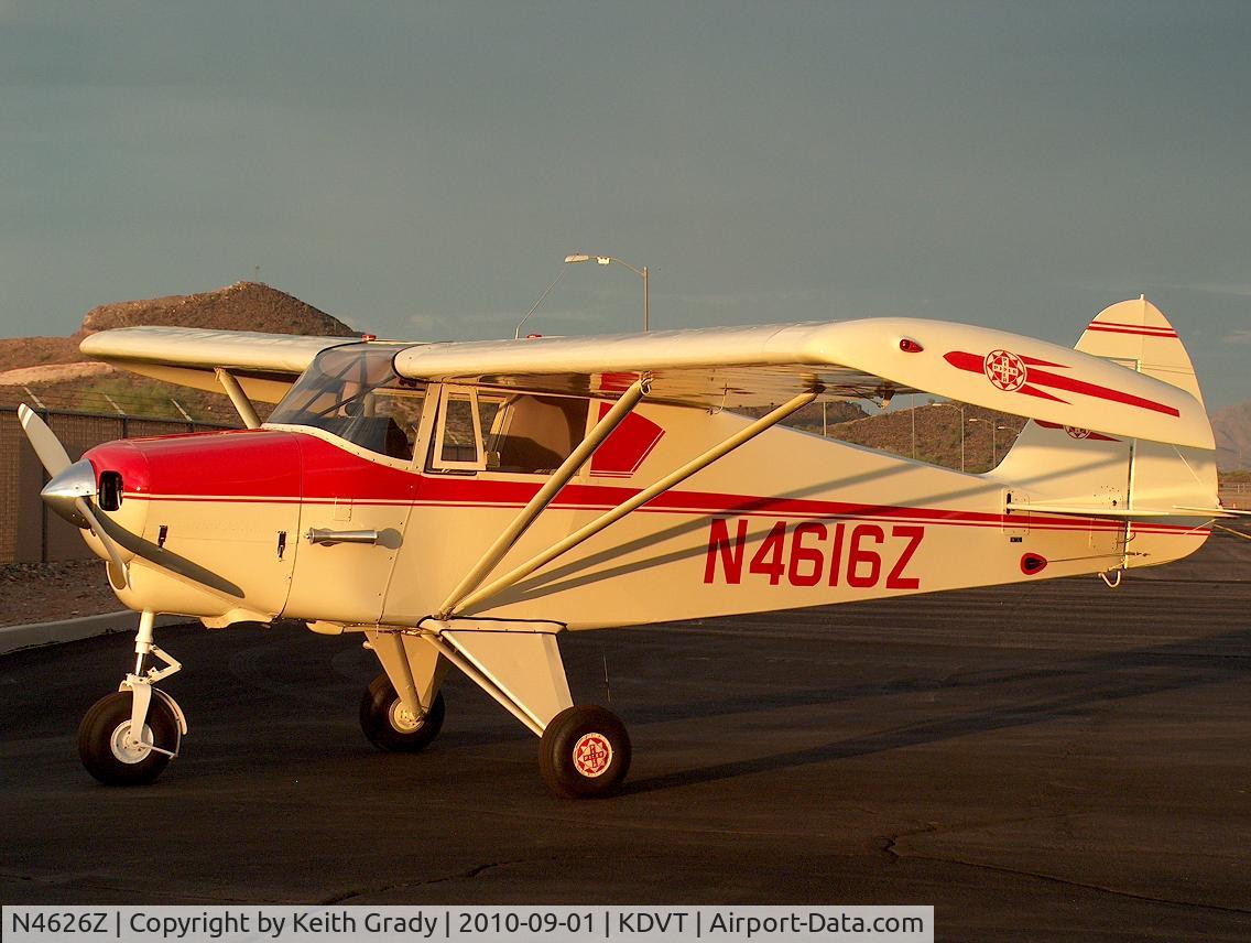 N4626Z, 1961 Piper PA-22-108 Colt C/N 22-8141, Ground up restoration and returned to airworthiness 07/01/2010 by Keith Grady A&P