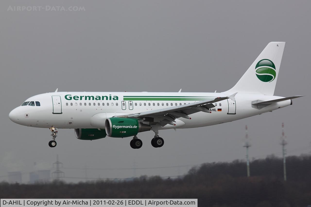 D-AHIL, 2008 Airbus A319-112 C/N 3589, Germania