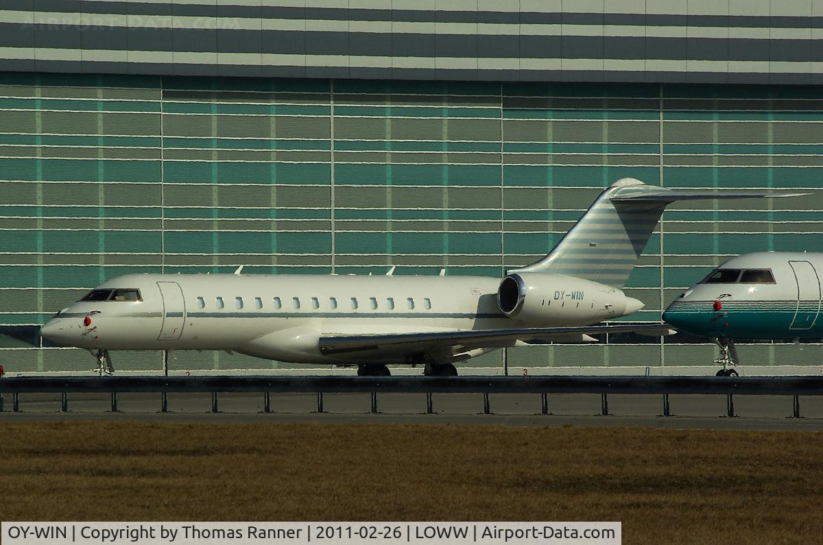 OY-WIN, 2008 Bombardier BD-700-1A10 Global Express XRS C/N 9280, Execujet Scandinavia BD-700 Global Express