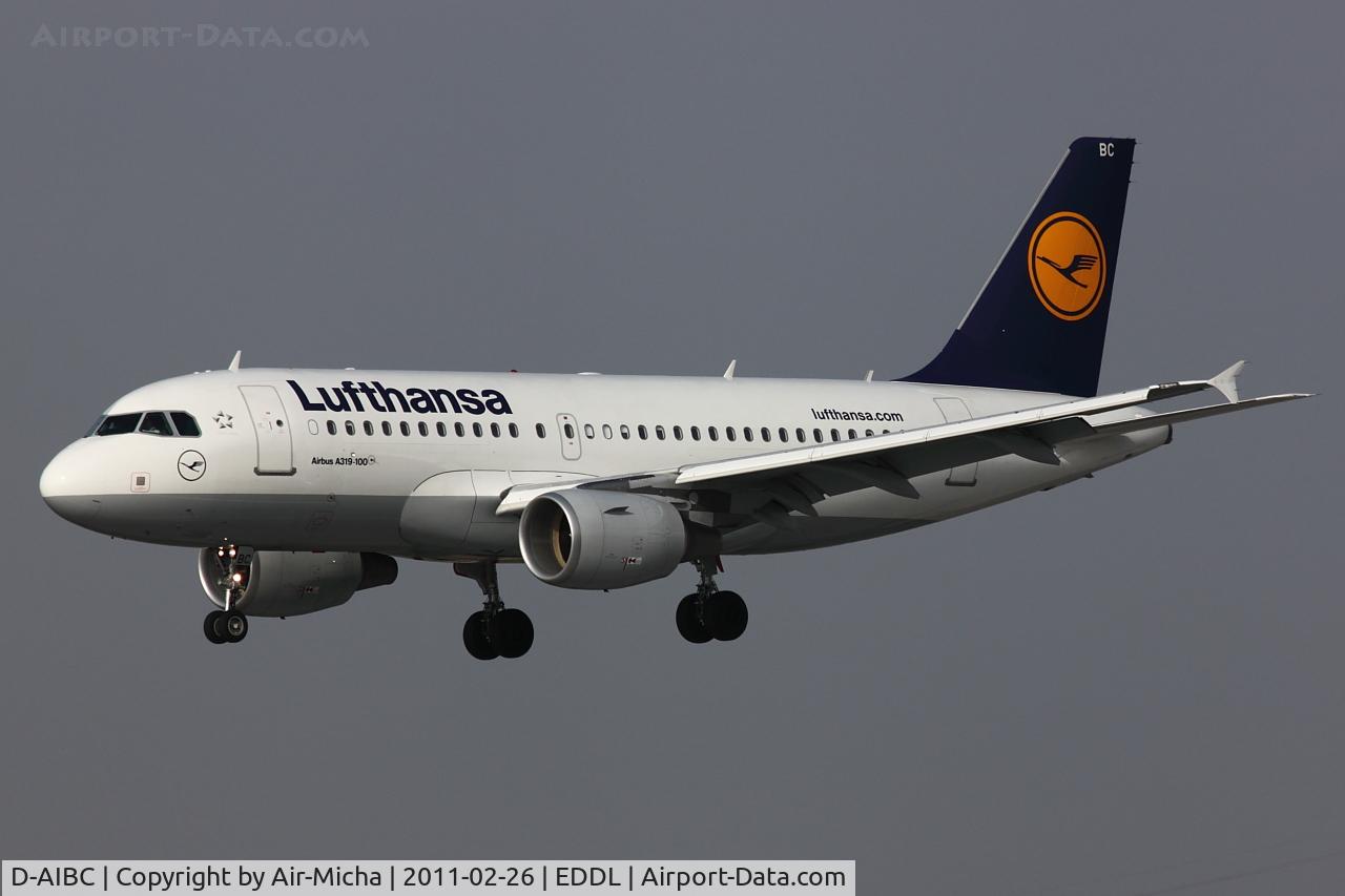 D-AIBC, 2010 Airbus A319-112 C/N 4332, Lufthansa
