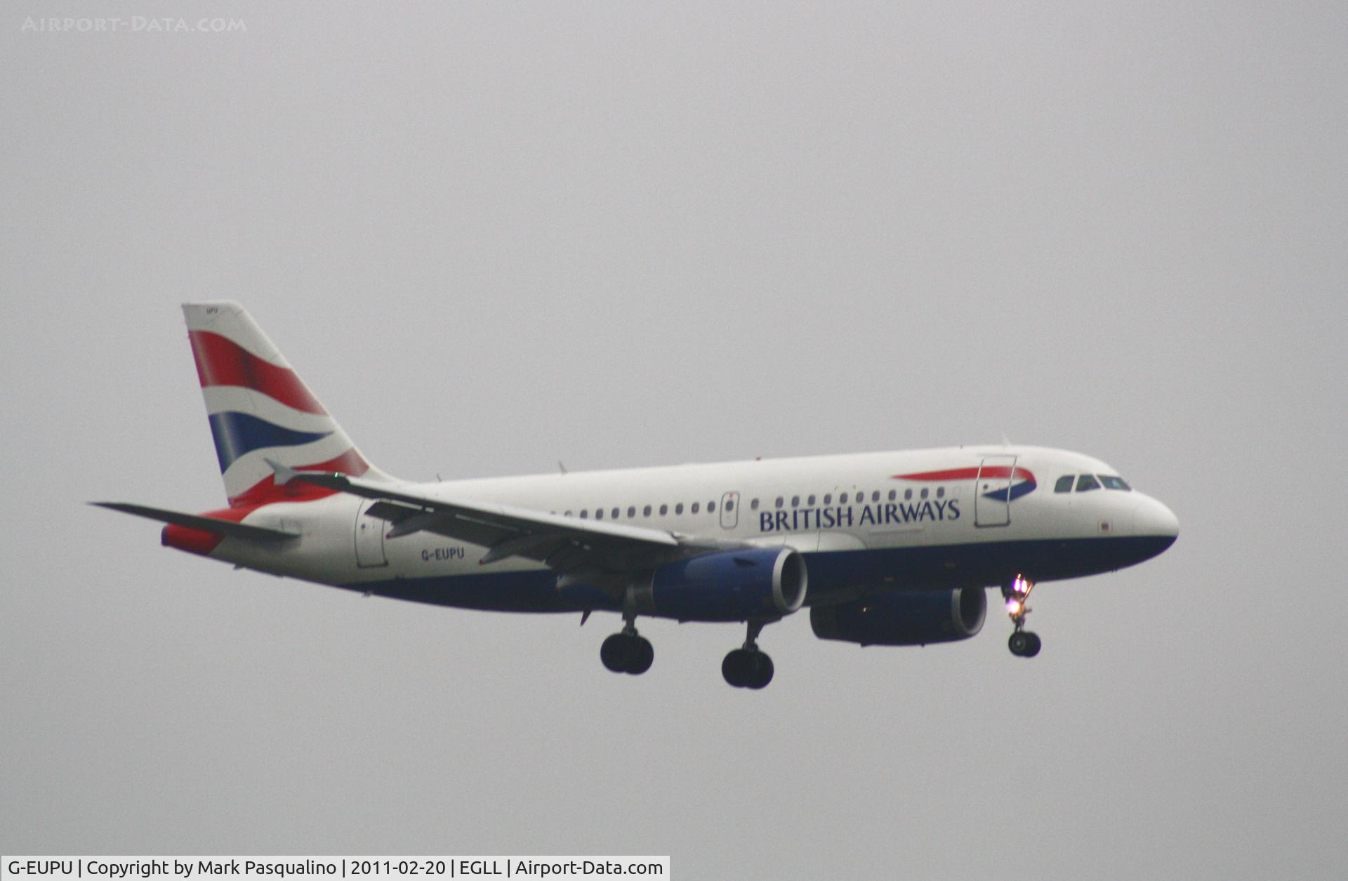 G-EUPU, 2000 Airbus A319-131 C/N 1384, Airbus A319