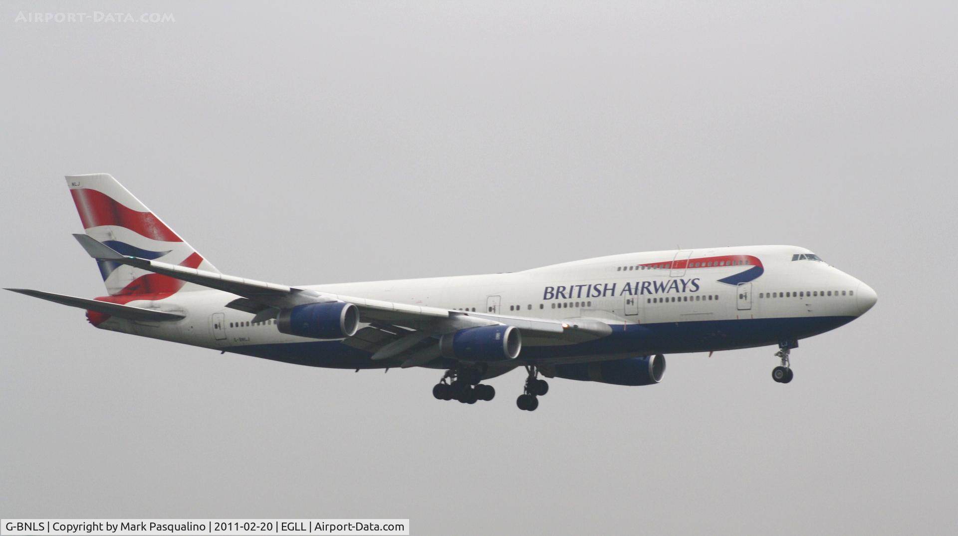 G-BNLS, 1991 Boeing 747-436 C/N 24629, Boeing 747-400