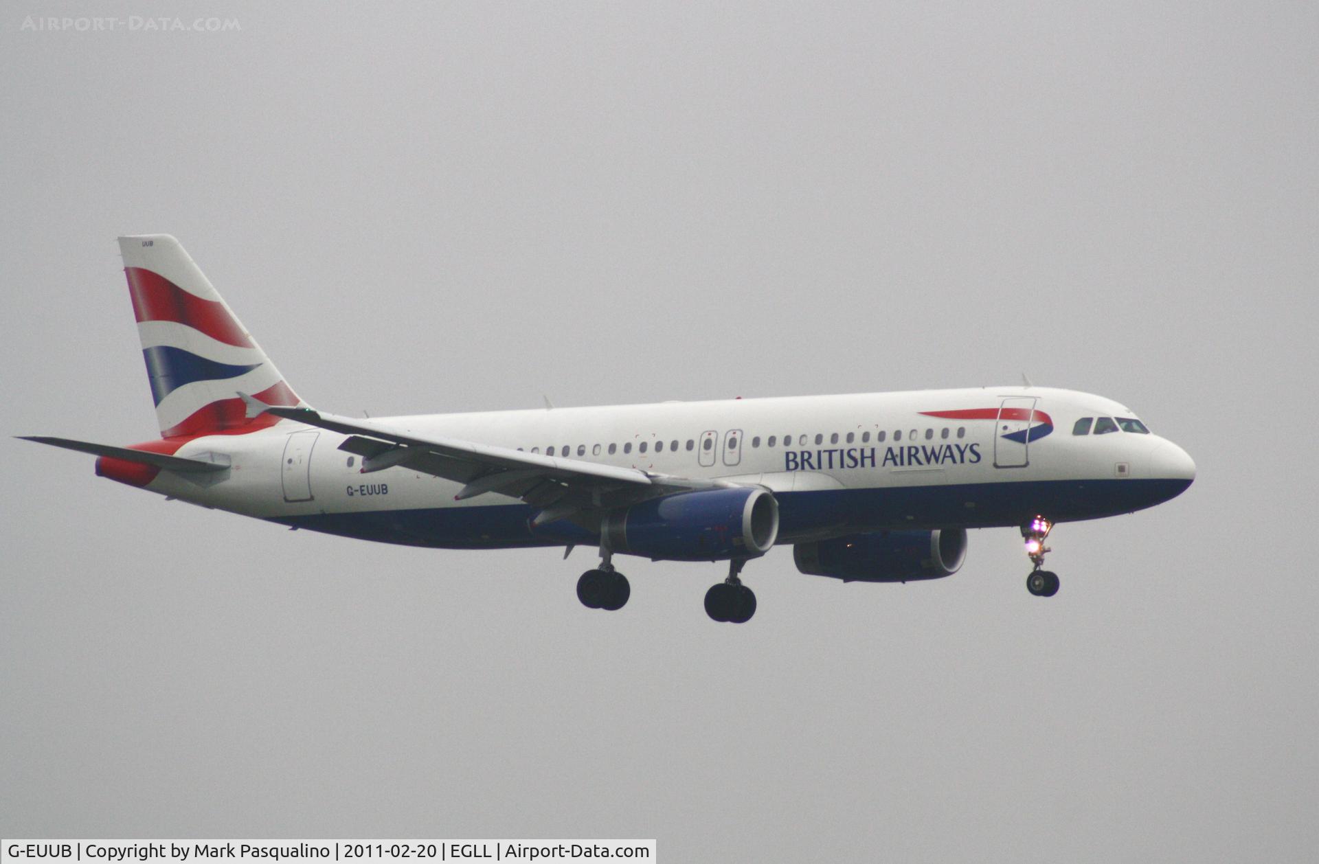 G-EUUB, 2002 Airbus A320-232 C/N 1689, Airbus A320