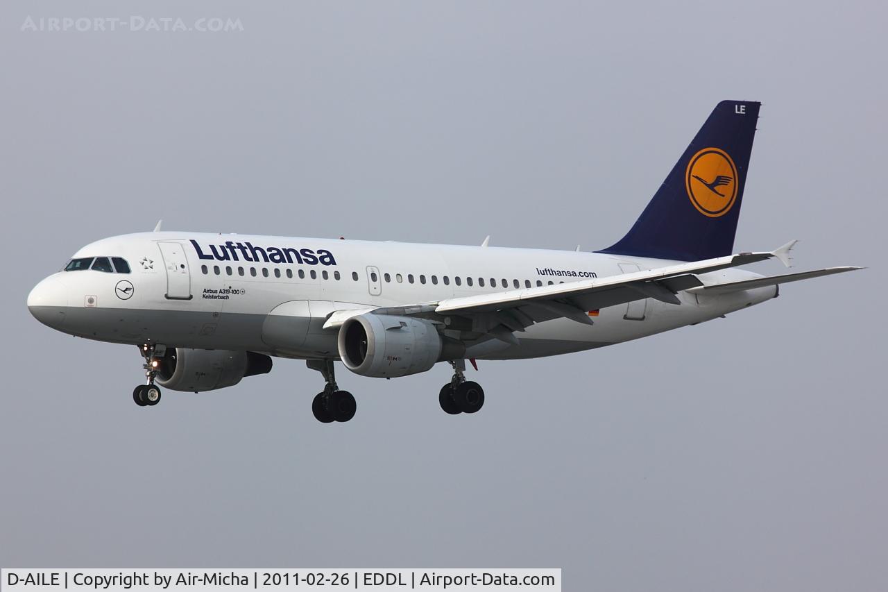 D-AILE, 1996 Airbus A319-114 C/N 627, Lufthansa, Name: Kelsterbach