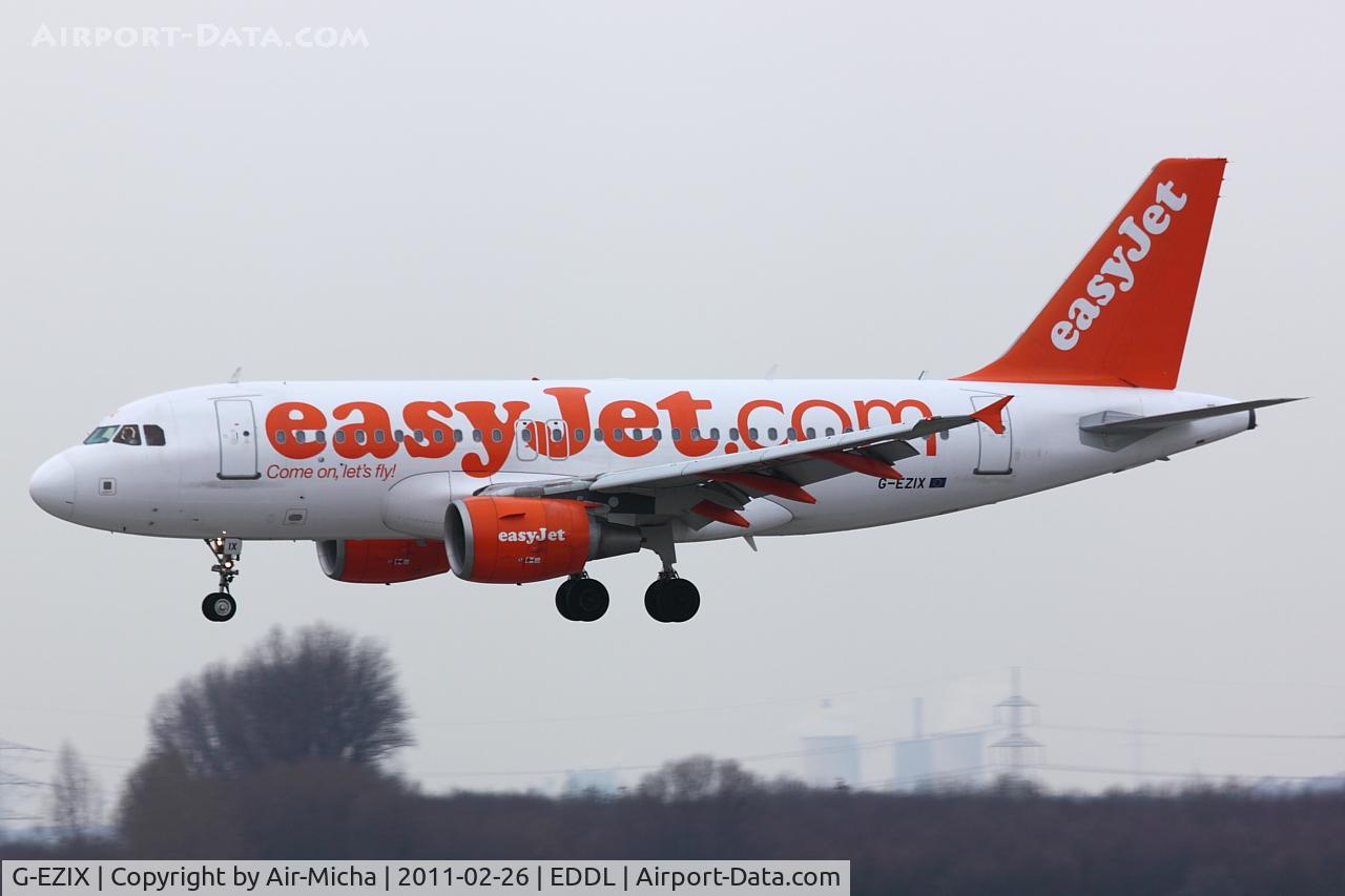 G-EZIX, 2005 Airbus A319-111 C/N 2605, EasyJet
