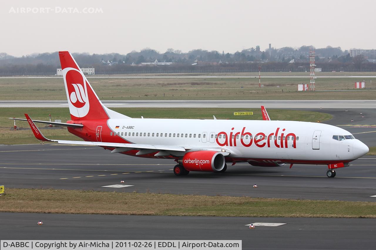 D-ABBC, 2001 Boeing 737-86J C/N 32625, Air Berlin