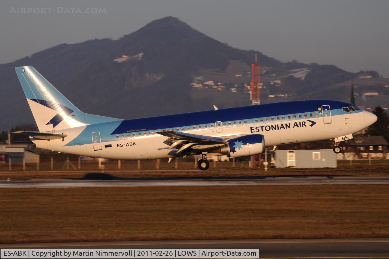 ES-ABK, 1998 Boeing 737-36N C/N 28572, Estonian Air