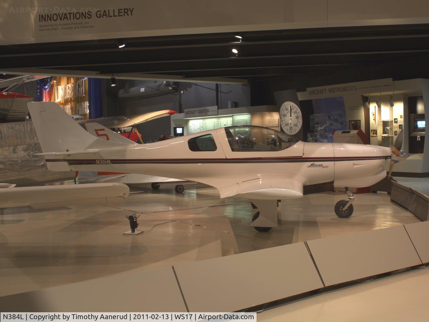 N384L, 1984 Lancair 300 C/N LN1984, 1984 Neibauer Lance A LANCER, c/n: LN1984