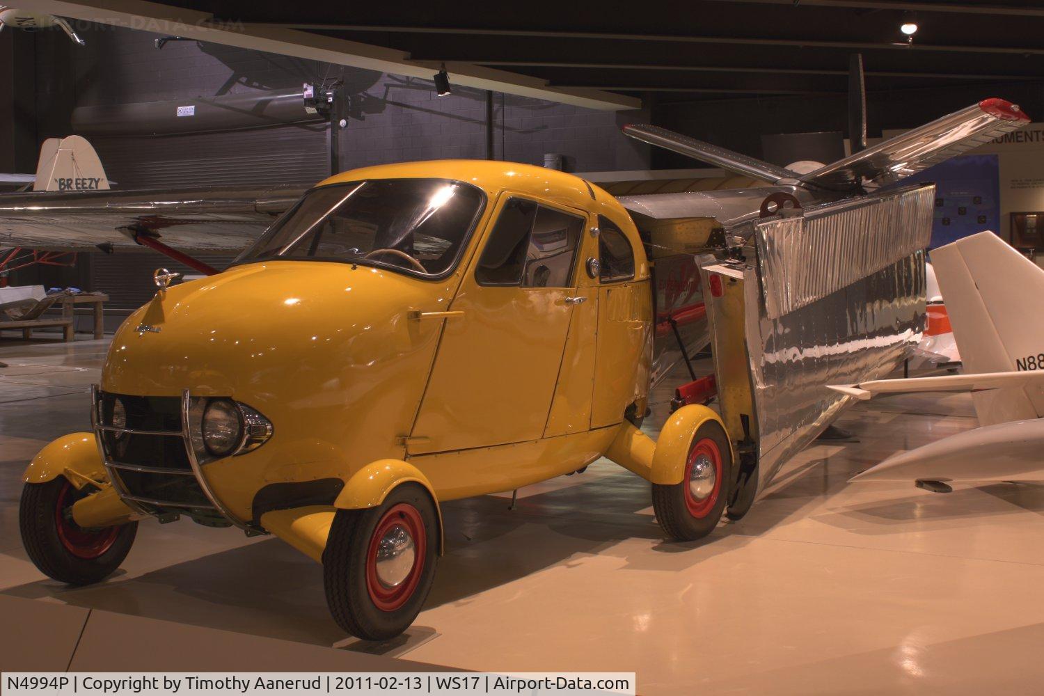N4994P, 1949 Taylor Aerocar C/N 1, 1949 Aerocar ONE, c/n: 1