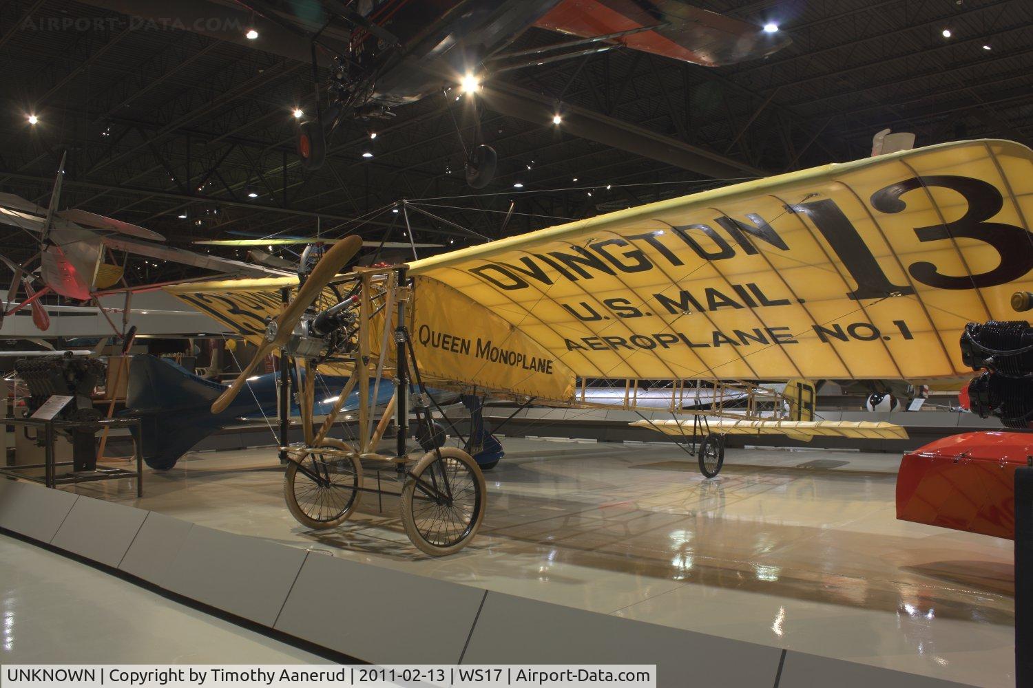 UNKNOWN, Bleriot XI bis Monoplane replica C/N unknown, EAA's Bleriot XI