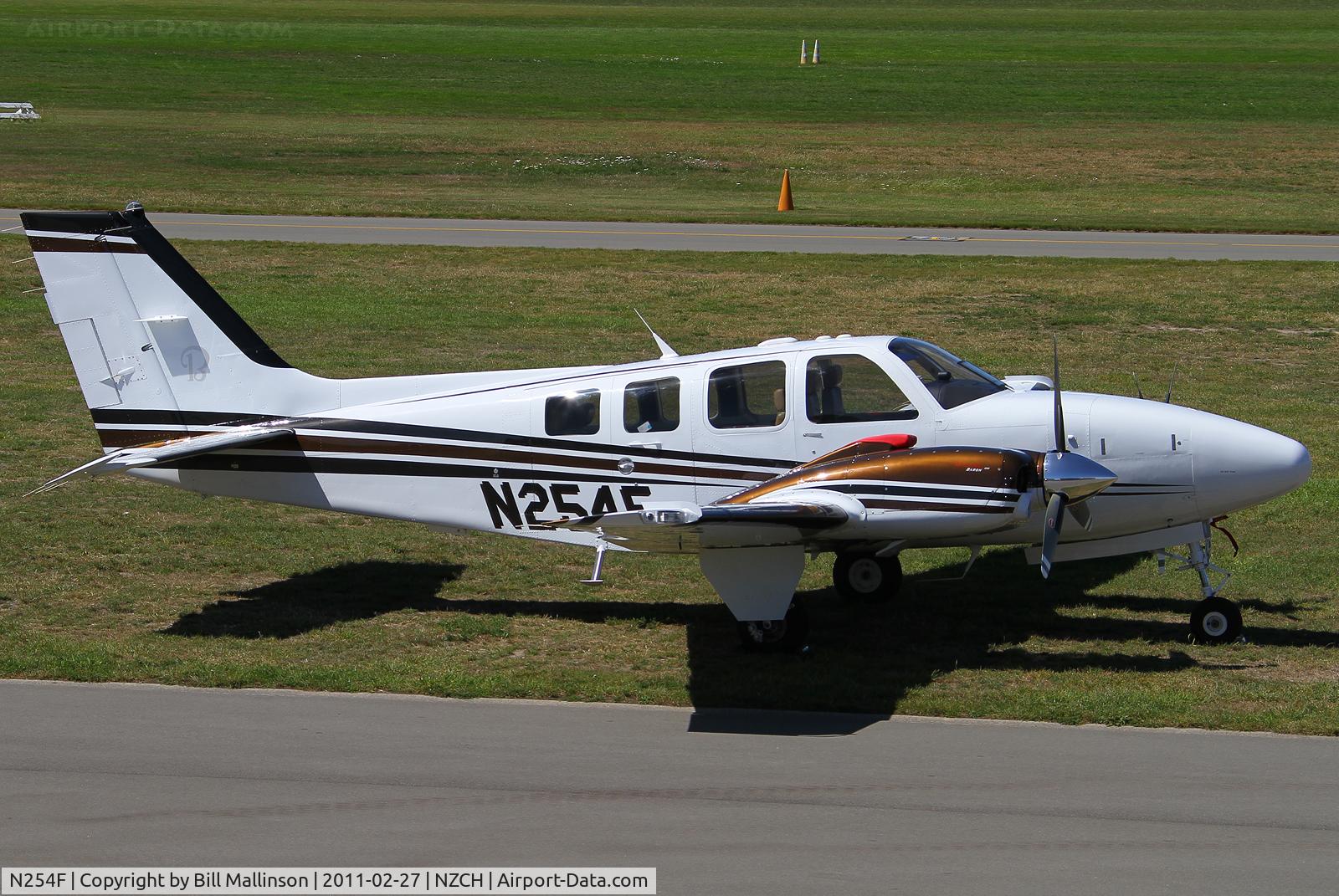 N254F, Raytheon Aircraft Company G58 Baron C/N TH-2169, aint seen this one before