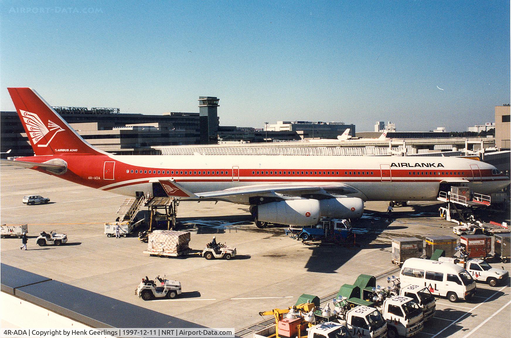 4R-ADA, 1994 Airbus A340-311 C/N 032, Air Lanka