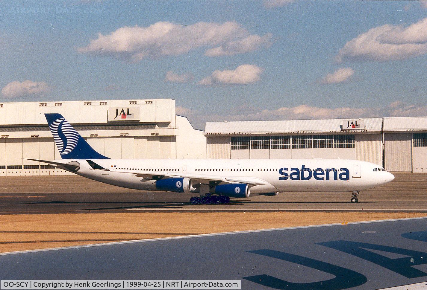 OO-SCY, 1994 Airbus A340-311 C/N 047, Sabena