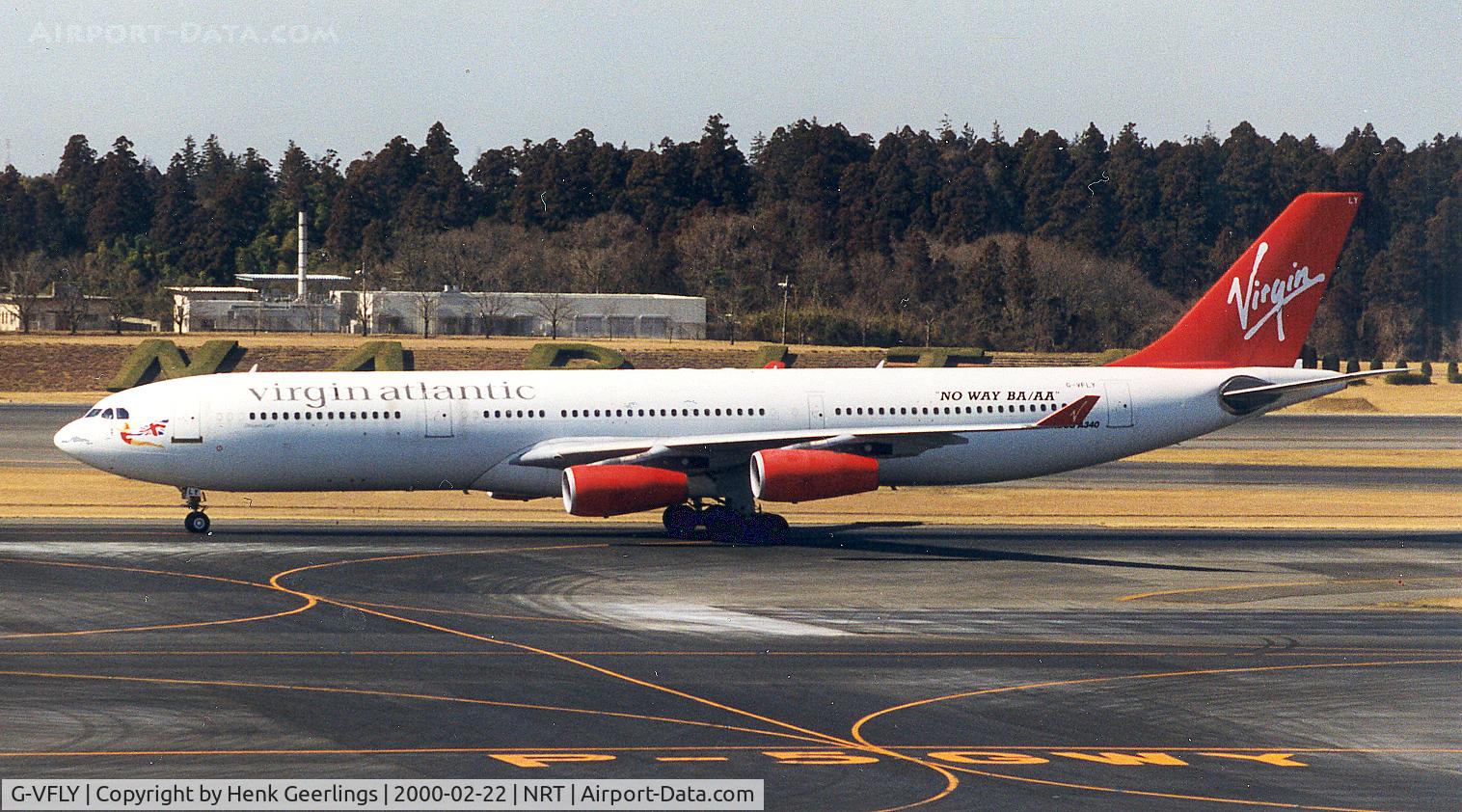 G-VFLY, 1994 Airbus A340-311 C/N 058, Virgin Atlantic , spcl title - NO WAY BA-AA