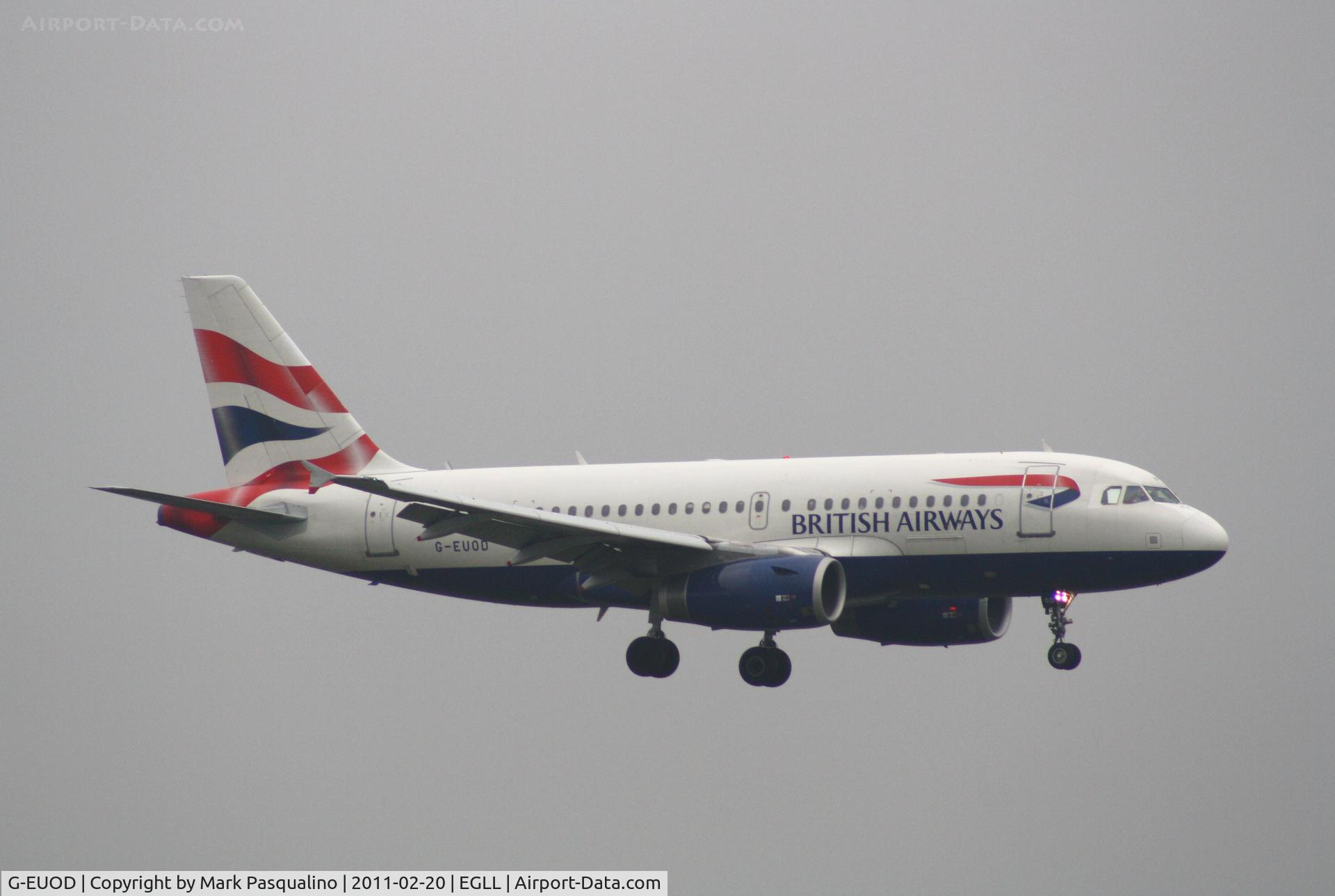 G-EUOD, 2001 Airbus A319-131 C/N 1558, Airbus A319