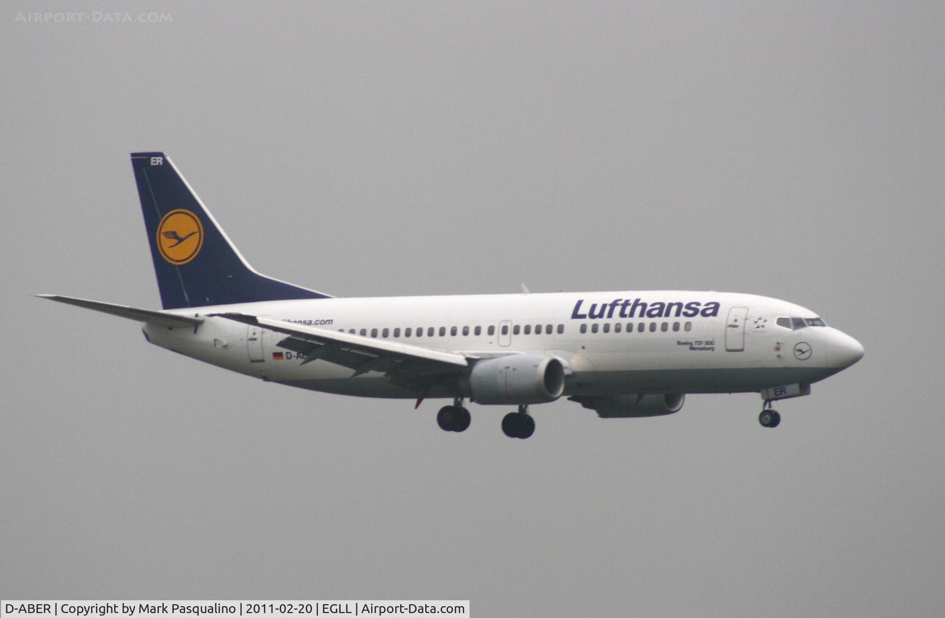D-ABER, 1992 Boeing 737-330 C/N 26431, Boeing 737-300