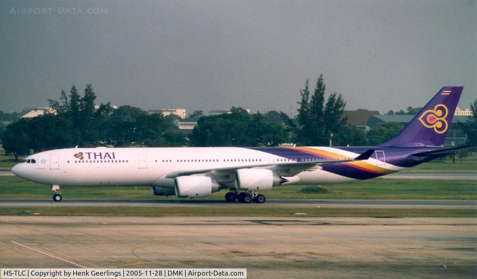 HS-TLC, 2005 Airbus A340-541 C/N 698, Thai