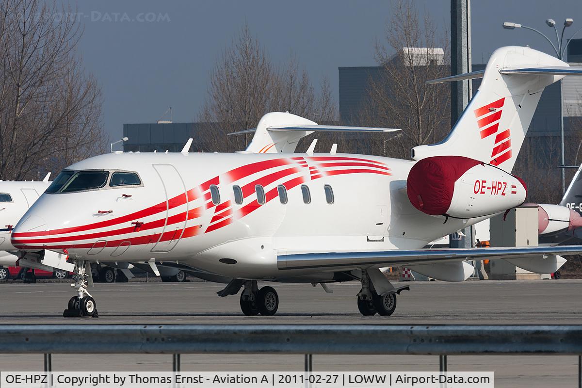 OE-HPZ, 2005 Bombardier Challenger 300 (BD-100-1A10) C/N 20047, Parked in some fine sunshine