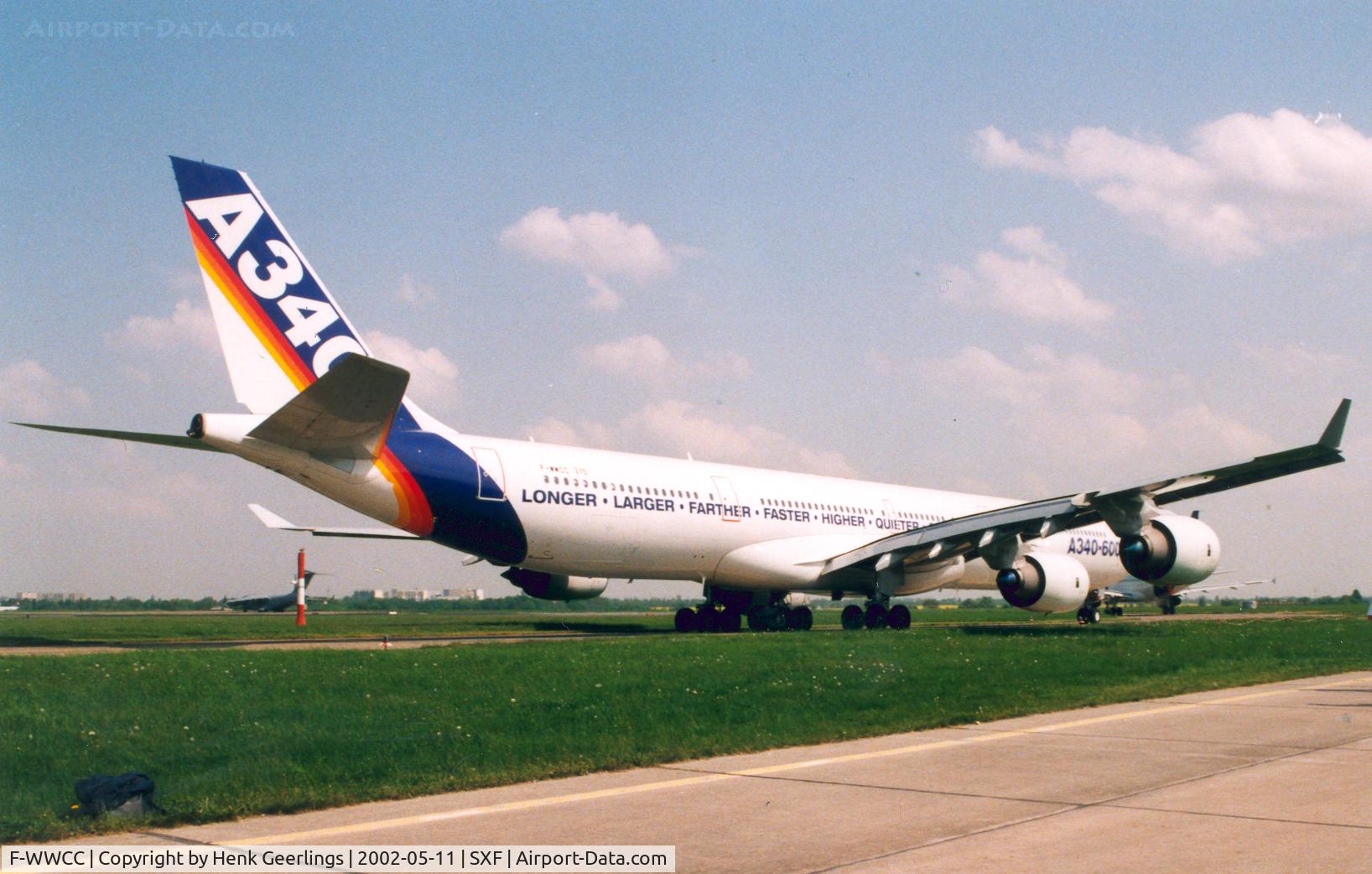 F-WWCC, 2001 Airbus A340-642 C/N 376, ILA Berlin , May 2002