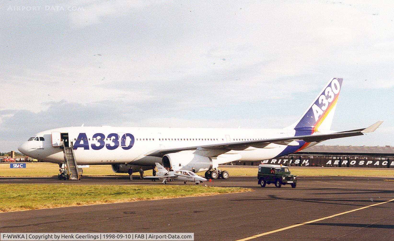 F-WWKA, 2000 Airbus A330-223 C/N 181, Farnborough Air Show