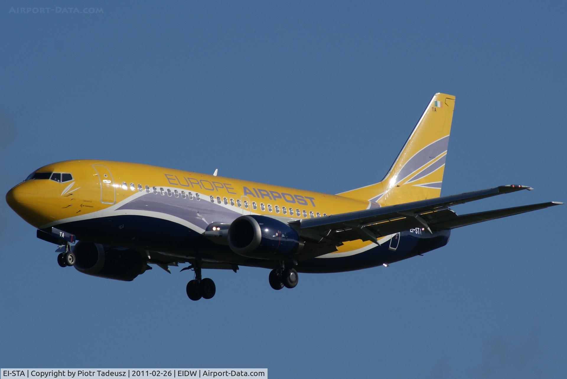 EI-STA, 1997 Boeing 737-31S C/N 29057, dublin