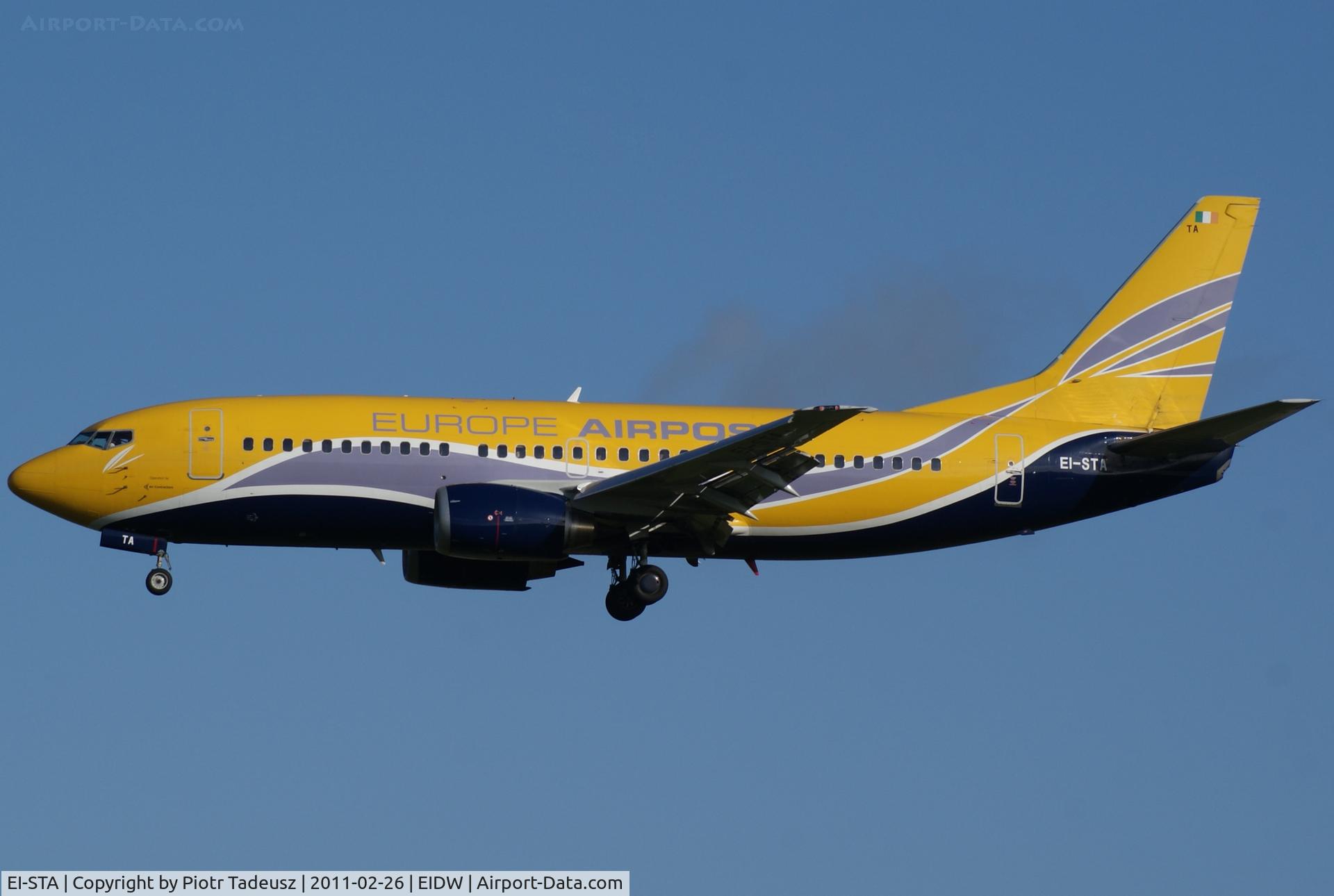 EI-STA, 1997 Boeing 737-31S C/N 29057, dublin