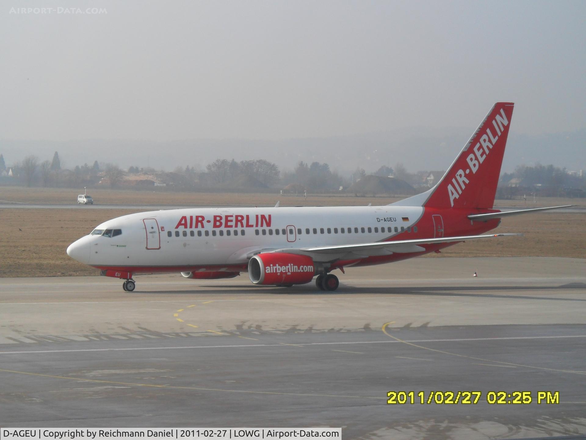 D-AGEU, 1998 Boeing 737-75B C/N 28104, Notice the small 