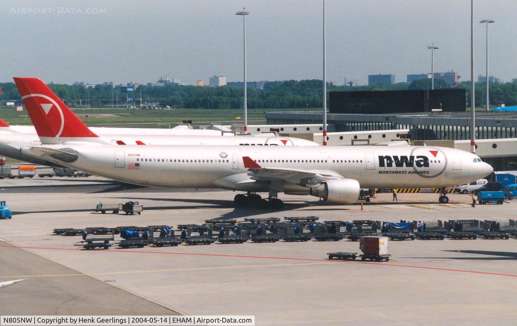 N805NW, 2003 Airbus A330-323 C/N 0552, Northwest