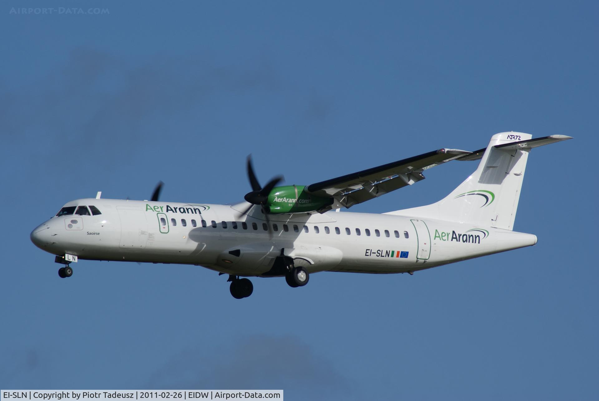EI-SLN, 1994 ATR 72-212 C/N 405, dublin