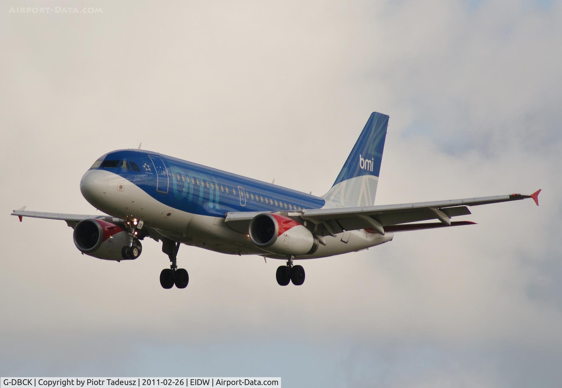 G-DBCK, 2007 Airbus A319-131 C/N 3049, dublin