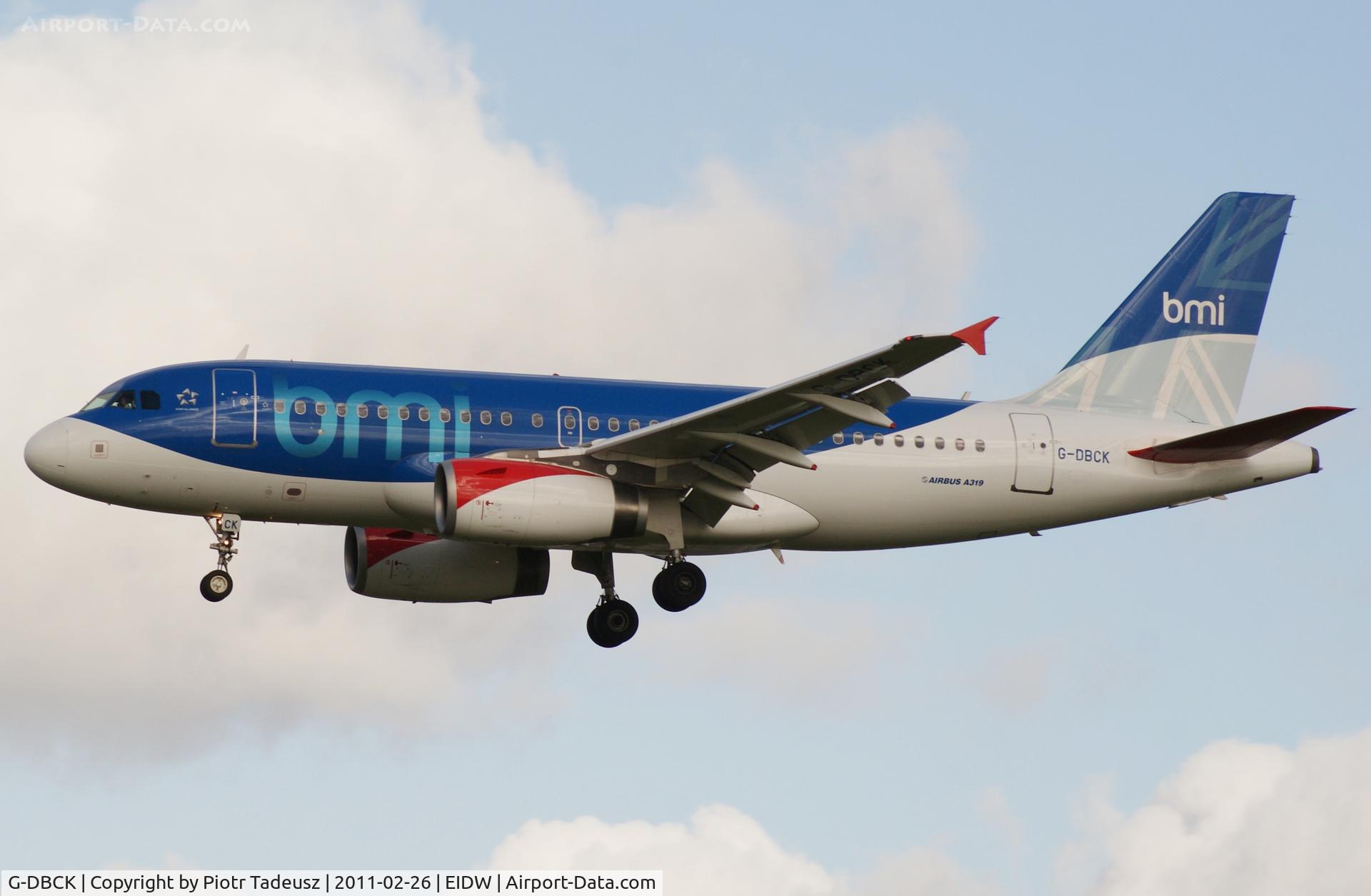 G-DBCK, 2007 Airbus A319-131 C/N 3049, dublin