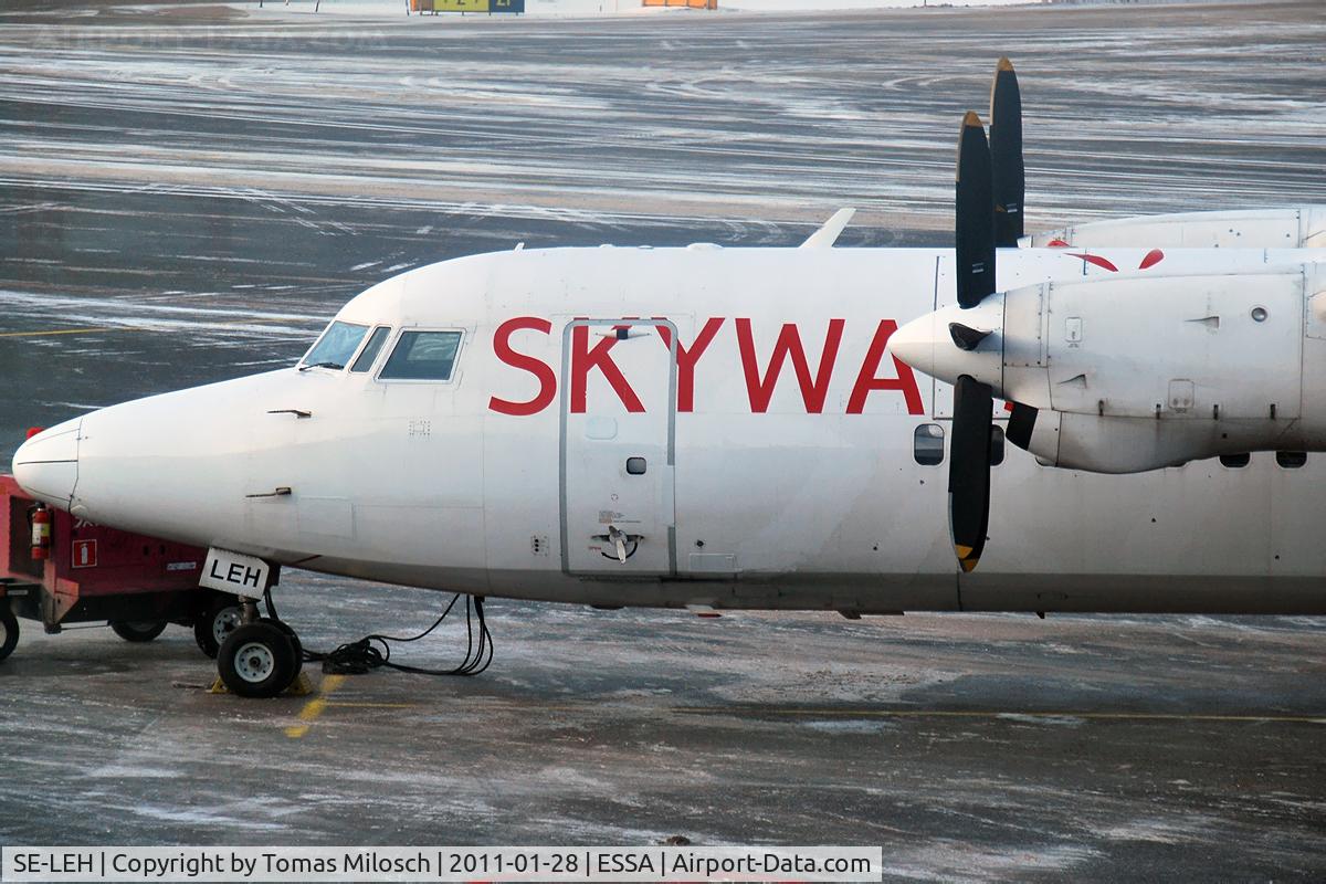 SE-LEH, 1987 Fokker 50 C/N 20108, 