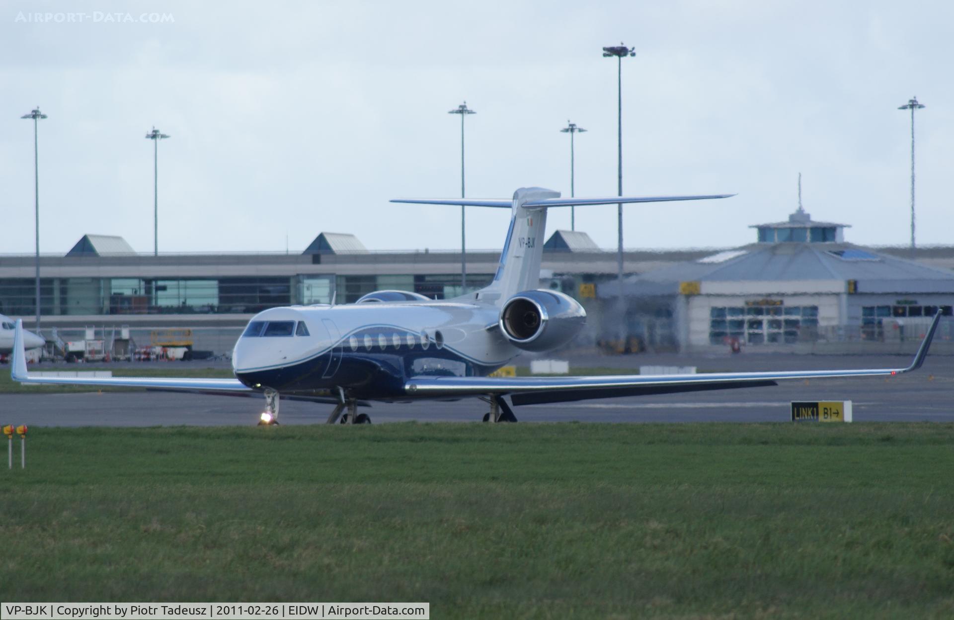 VP-BJK, 2008 Gulfstream Aerospace GV-SP (G550) C/N 5200, dublin