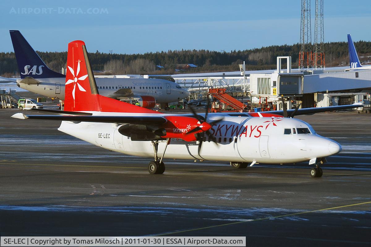 SE-LEC, 1988 Fokker 50 C/N 20112, 