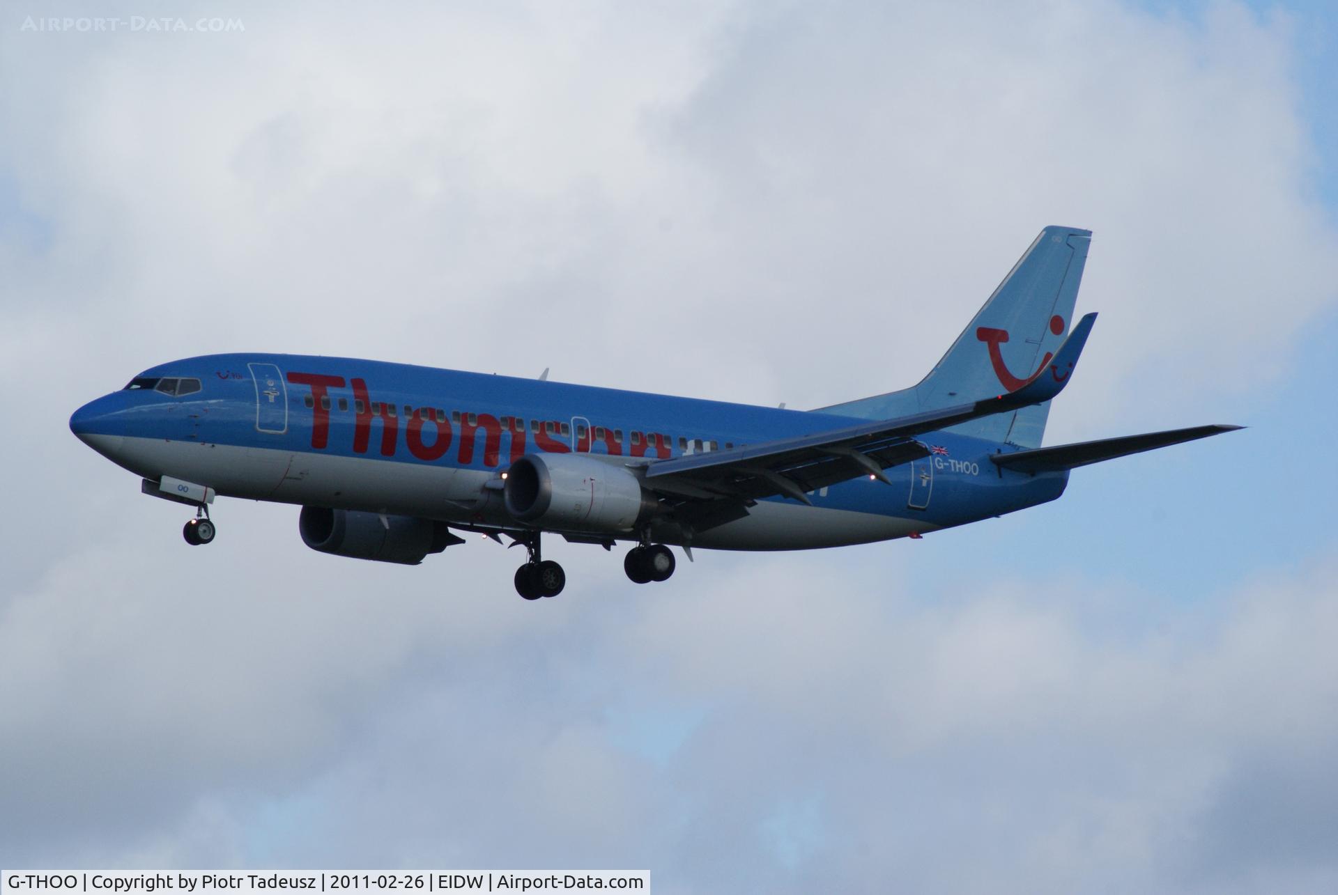 G-THOO, 1998 Boeing 737-33V C/N 29335, dublin