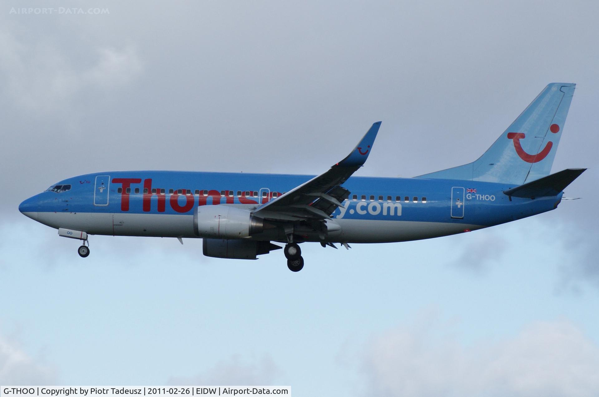 G-THOO, 1998 Boeing 737-33V C/N 29335, dublin
