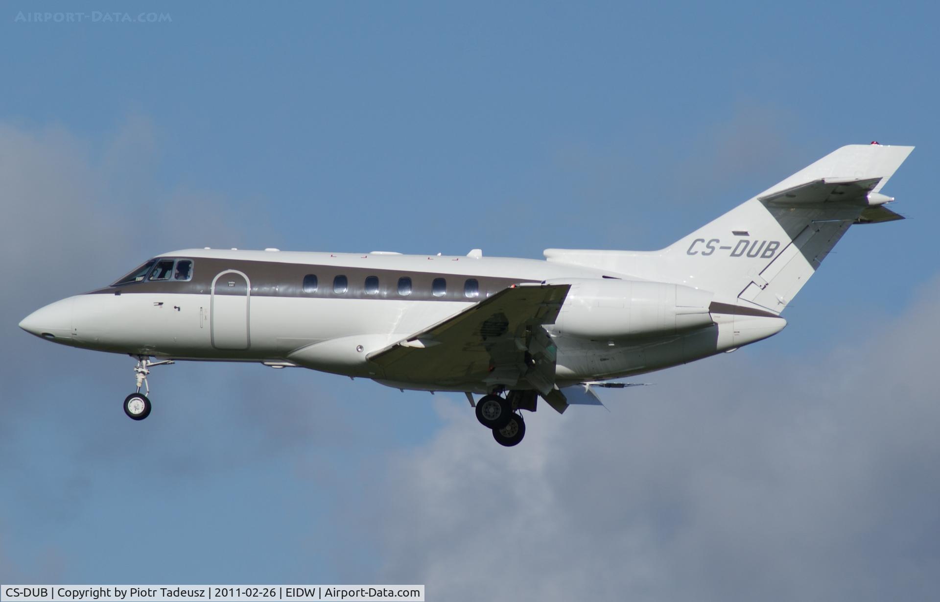 CS-DUB, 2008 Raytheon Hawker 750 C/N HB-0005, dublin