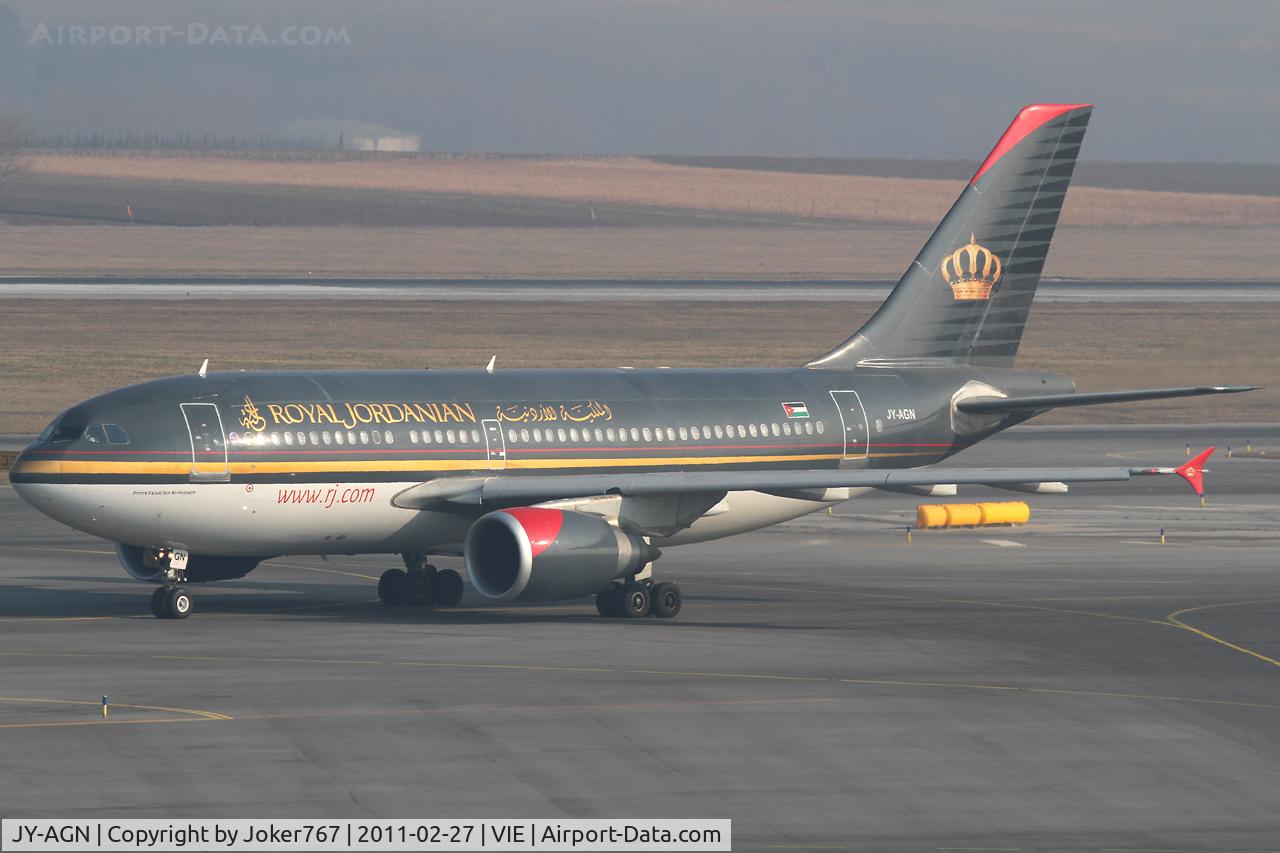 JY-AGN, 1989 Airbus A310-304 C/N 531, Royal Jordanian
