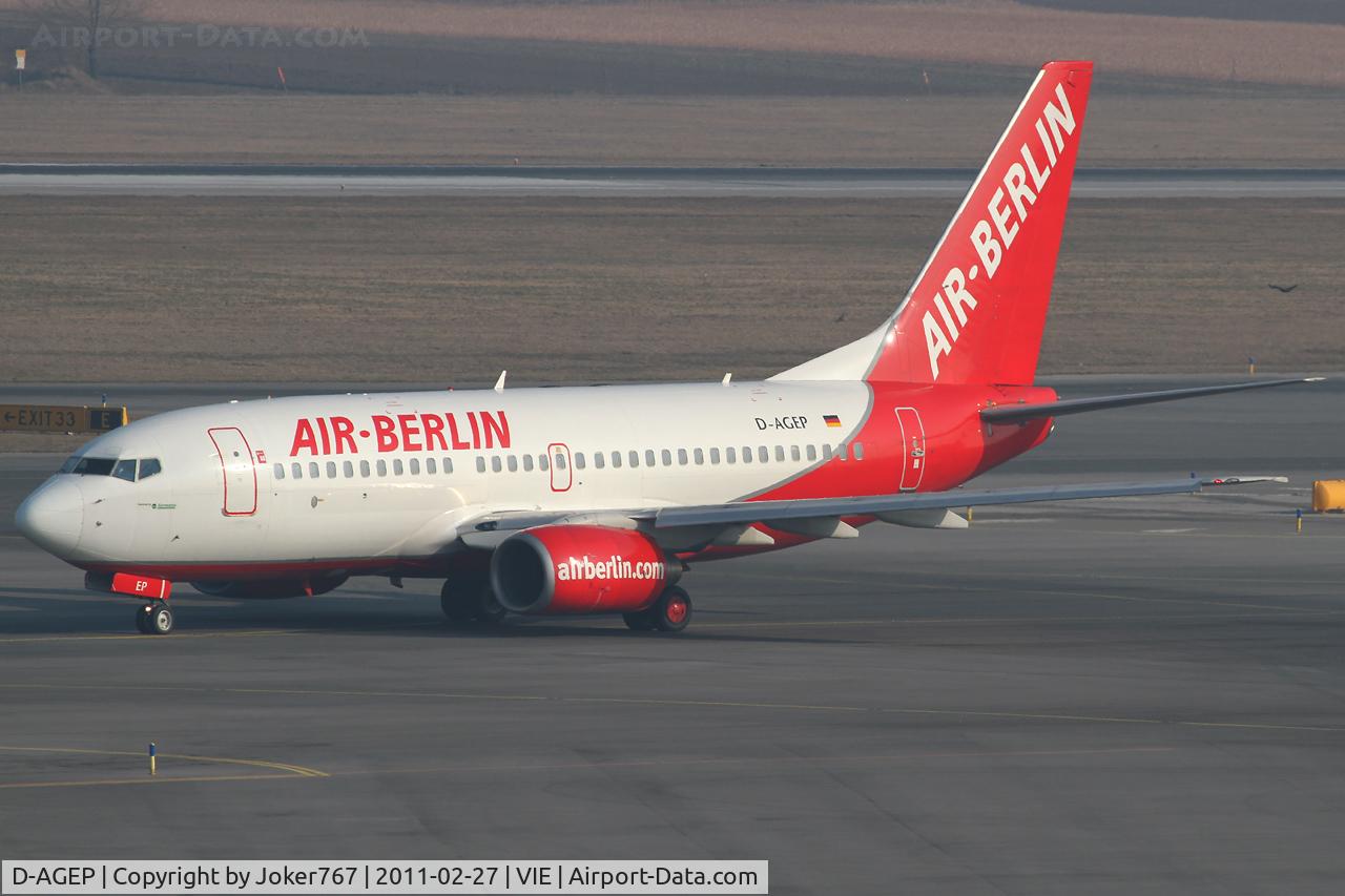 D-AGEP, 1998 Boeing 737-75B C/N 28102, Air Berlin