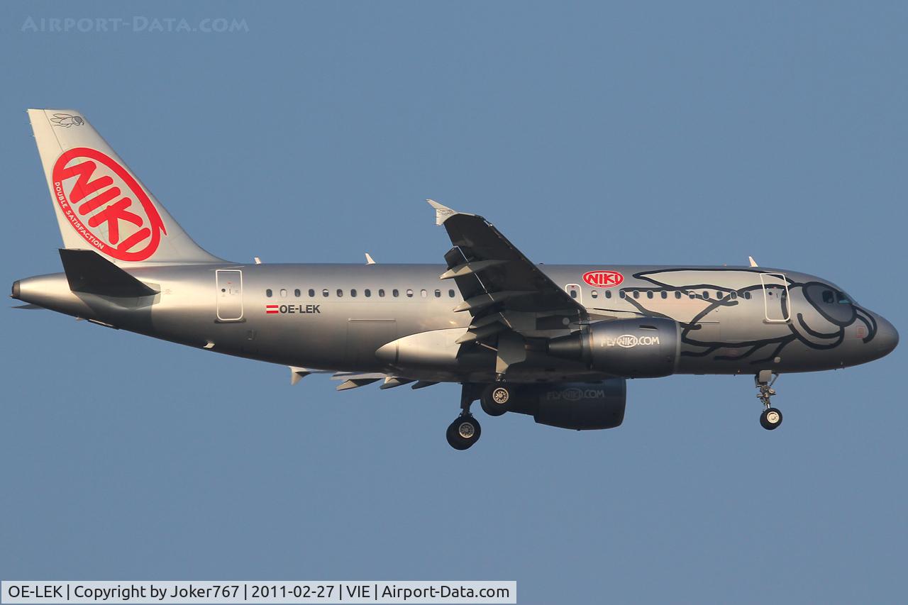 OE-LEK, 2007 Airbus A319-112 C/N 3019, NIKI