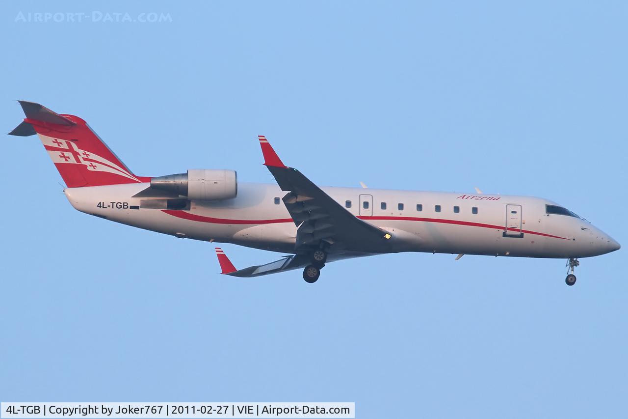 4L-TGB, 2000 Canadair CRJ-200LR (CL-600-2B19) C/N 7442, Airzena Georgian Airlines