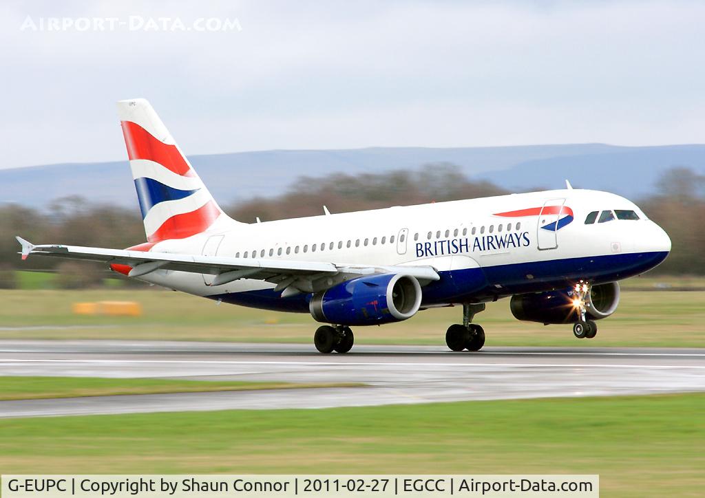 G-EUPC, 1999 Airbus A319-131 C/N 1118, British Airways.