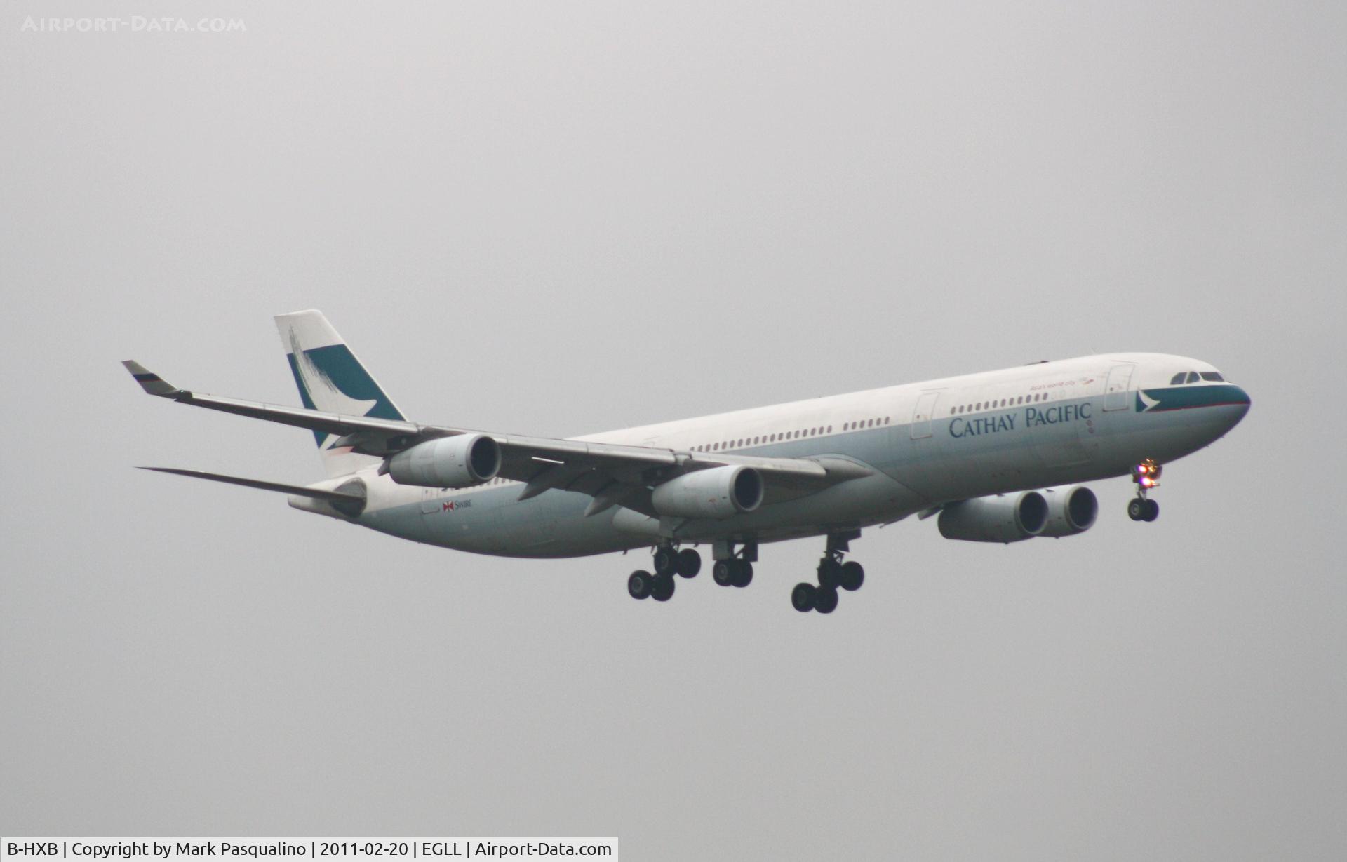 B-HXB, 1996 Airbus A340-313 C/N 137, Airbus A340-300