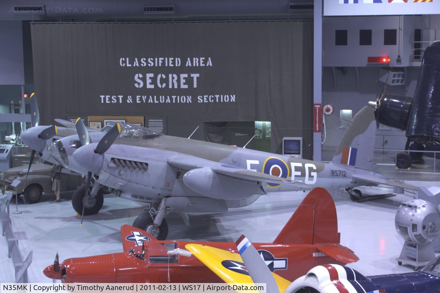 N35MK, 1946 De Havilland DH-98 Mosquito TT.35 C/N RS-712, 1946 Dehavilland MK-35, c/n: RS-712