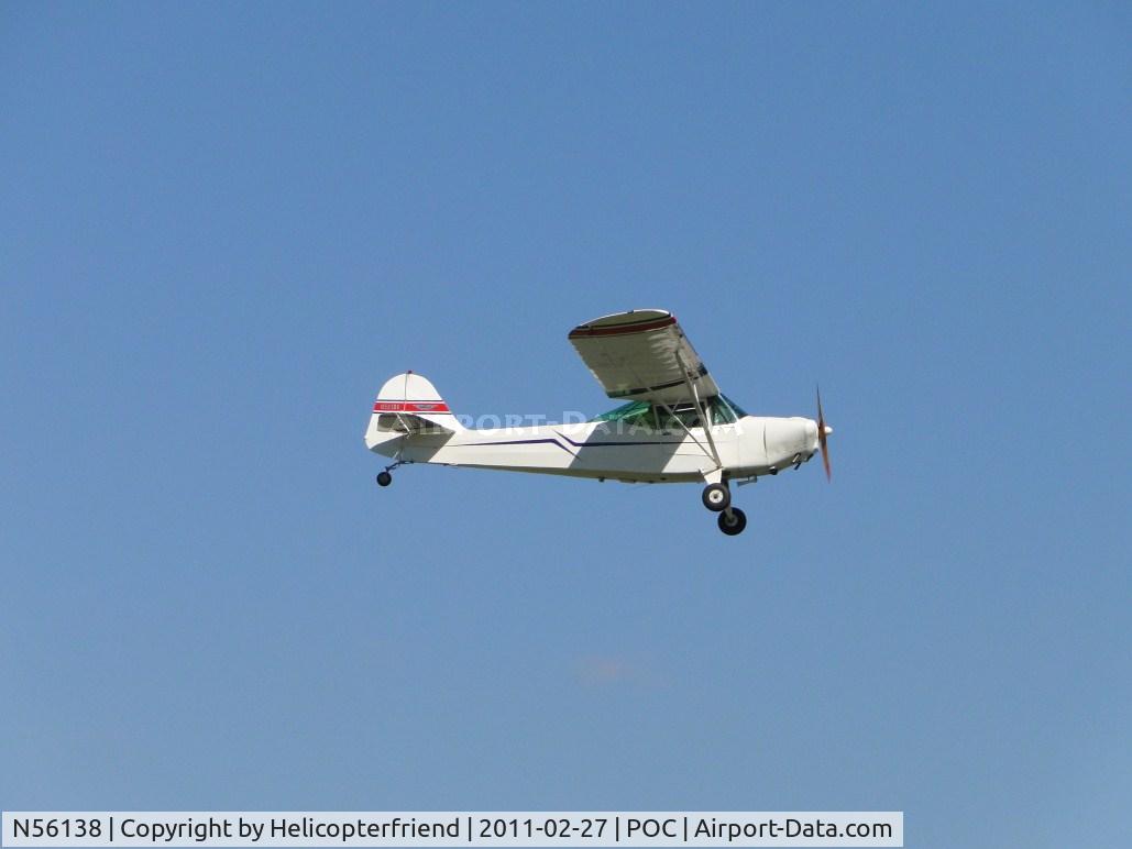 N56138, 1943 Taylorcraft DCO-65 C/N L-5719, Flying by