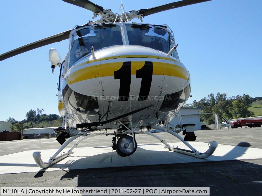 N110LA, 2005 Bell 412EP C/N 36392, Looks like there is a lot of room beneath 